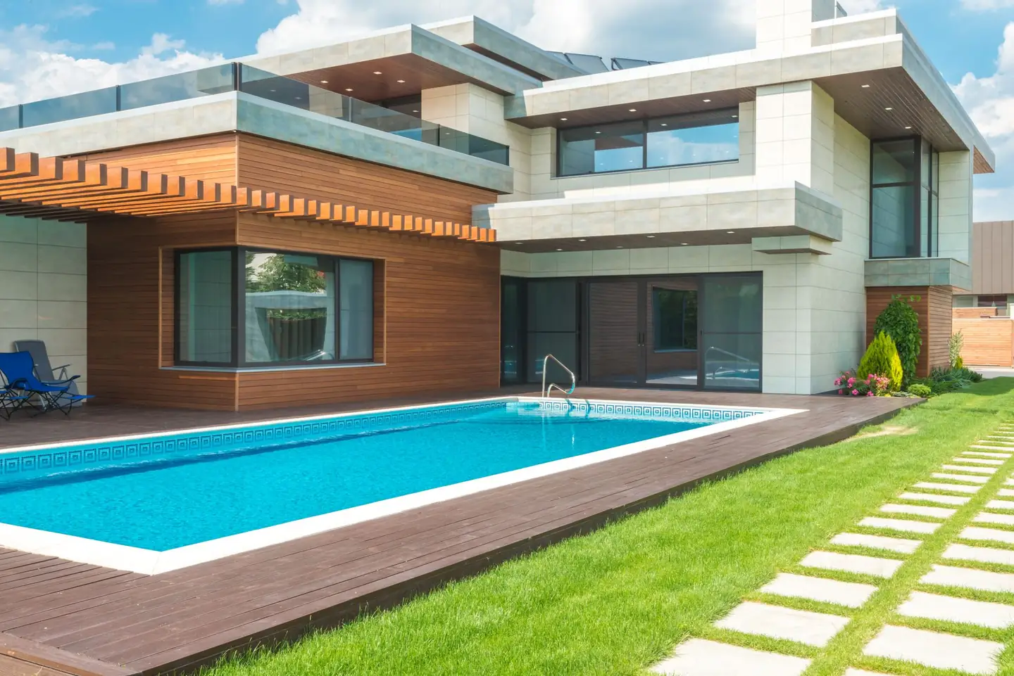 Swimming pool built in Kings Hill, NSW